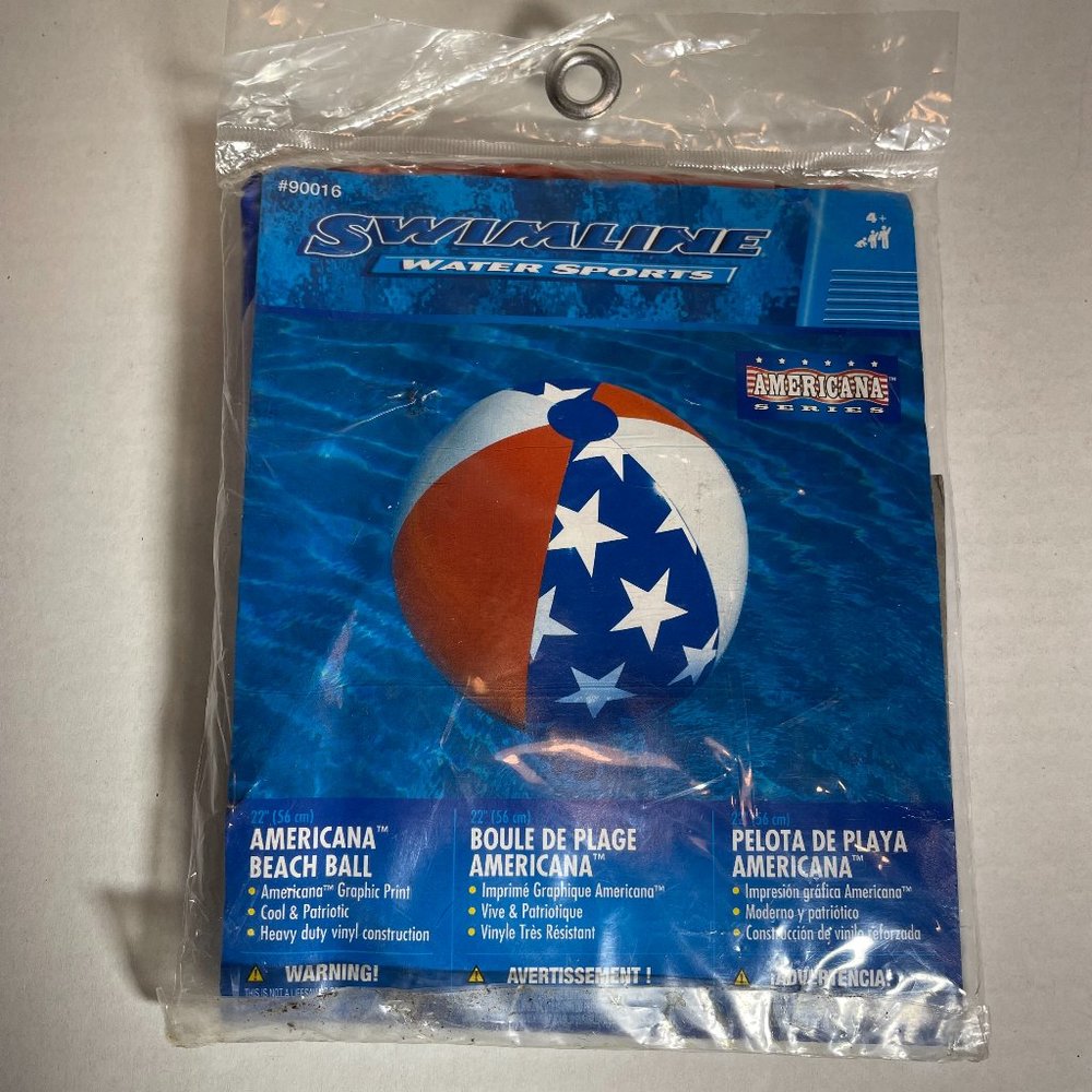 Swimline Water Sports American Beach Pool Ball 22”